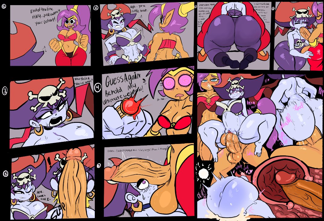 Risky coming onto Shantae page 1 full