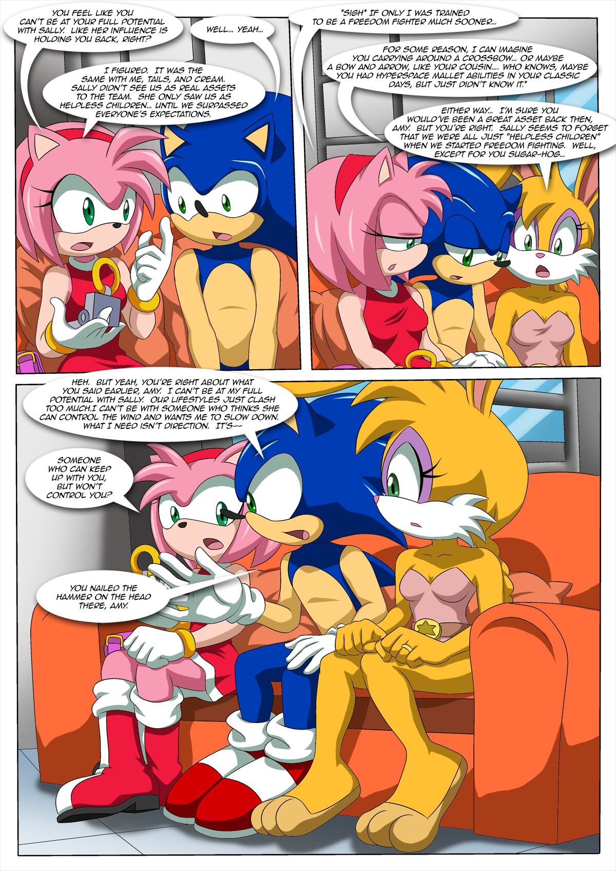 Sonic and Sally Break Up - Page 5 - HentaiRox