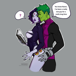 Raven and Beast Boy