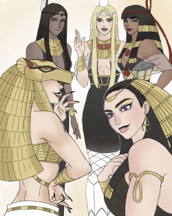 mojito's ENNEAD Эннеада 엔네아드 エネアド - Sekhmet, Hathor, Isis, Ra, Maat, Seth, Horus, Nephthys