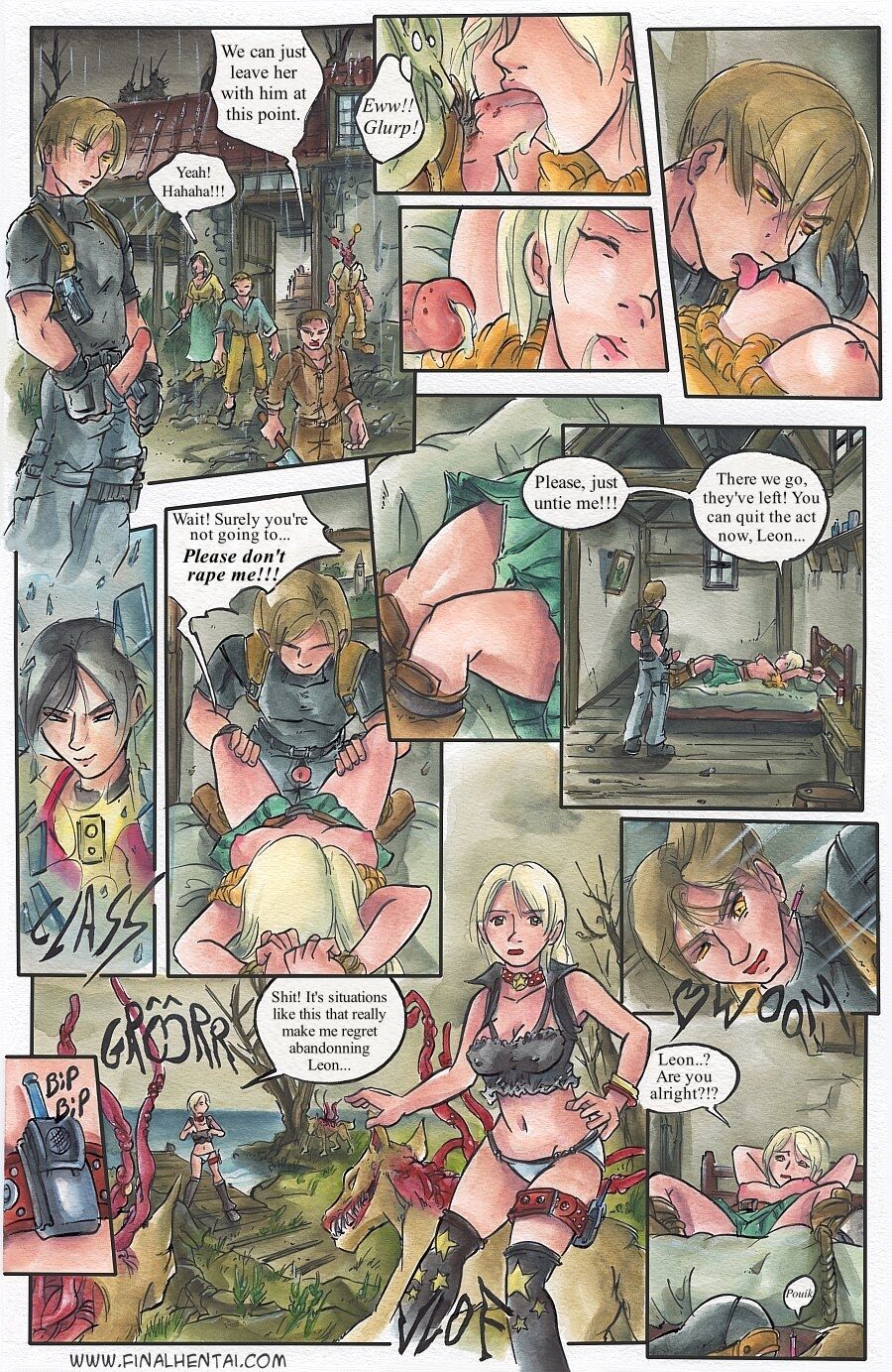 Comic evil hentai resident evil фото 78